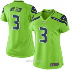 Russell Wilson Seattle Seahawks Womens Game Color Rush Green Jersey Bestplayer